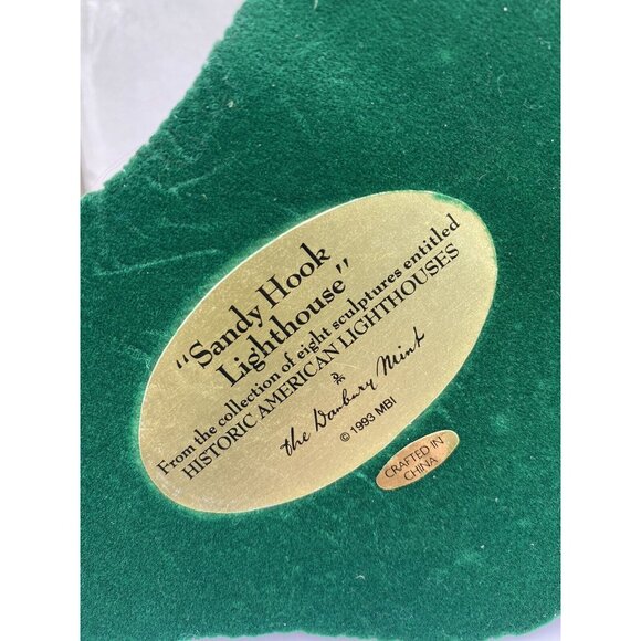 Danbury Mint Sandy Hook Lighthouse 1993 Sculpture Decoration - Picture 4 of 7